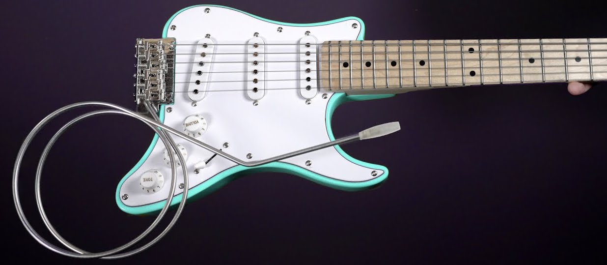 Chibson Wild Whammy Bar esta superlarga palanca de vibrato existe y